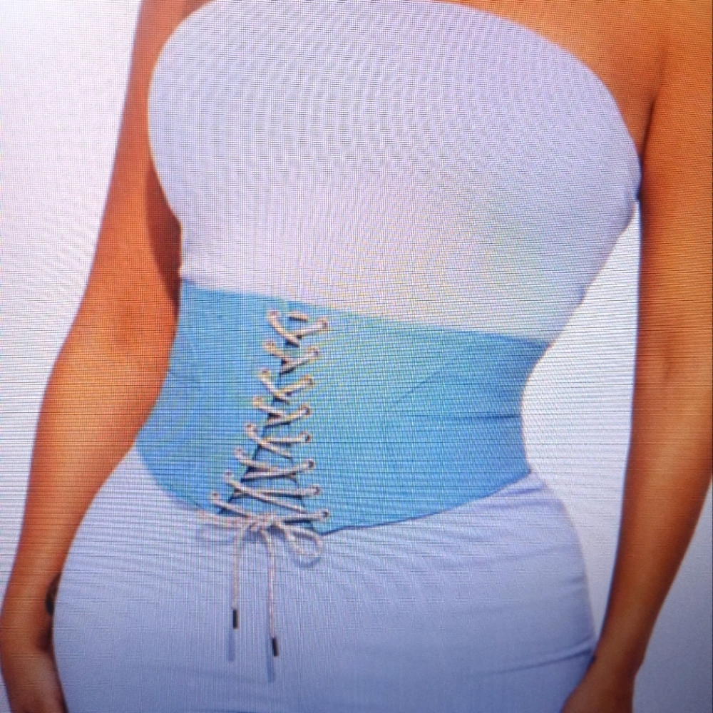 Denim belt